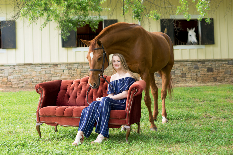 Alpharetta, GA Senior portraits. Equestrian girl with her horse by Atlanta, Ga Equestrian Photographer Sweet Fresno Photography