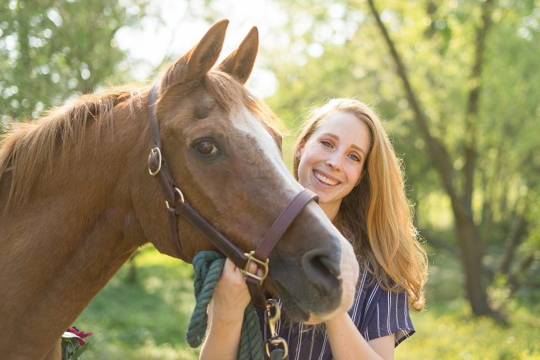 Atlanta, Georgia equestrian photographer for senior horse and girl in Covington, Georgia
