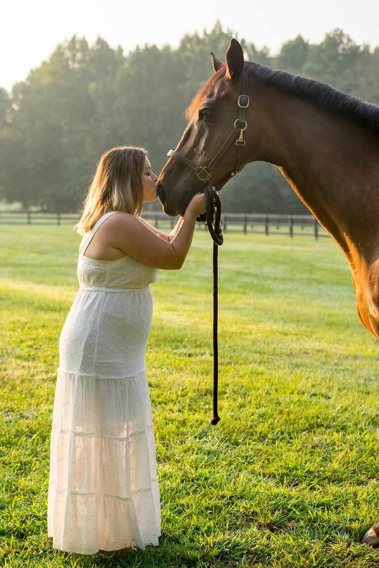 Woman and her horse photo by Atlanta, Georgia horse photographer, Sweet Fresno Photography at Alpharetta, Georgia equestrian center.